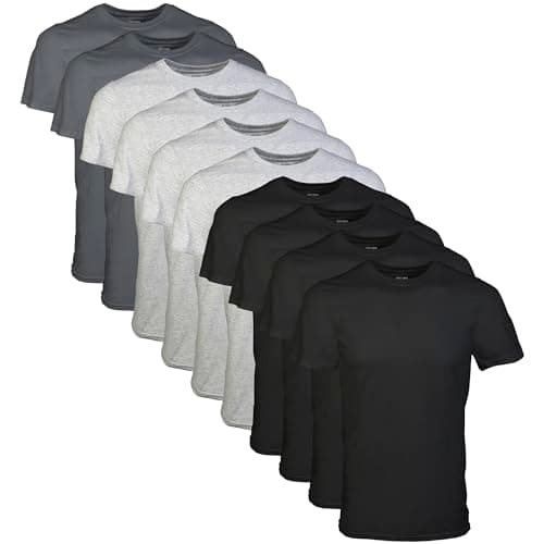 Gildan G1100 Męski T-shirt Crew, 10 sztuk, M